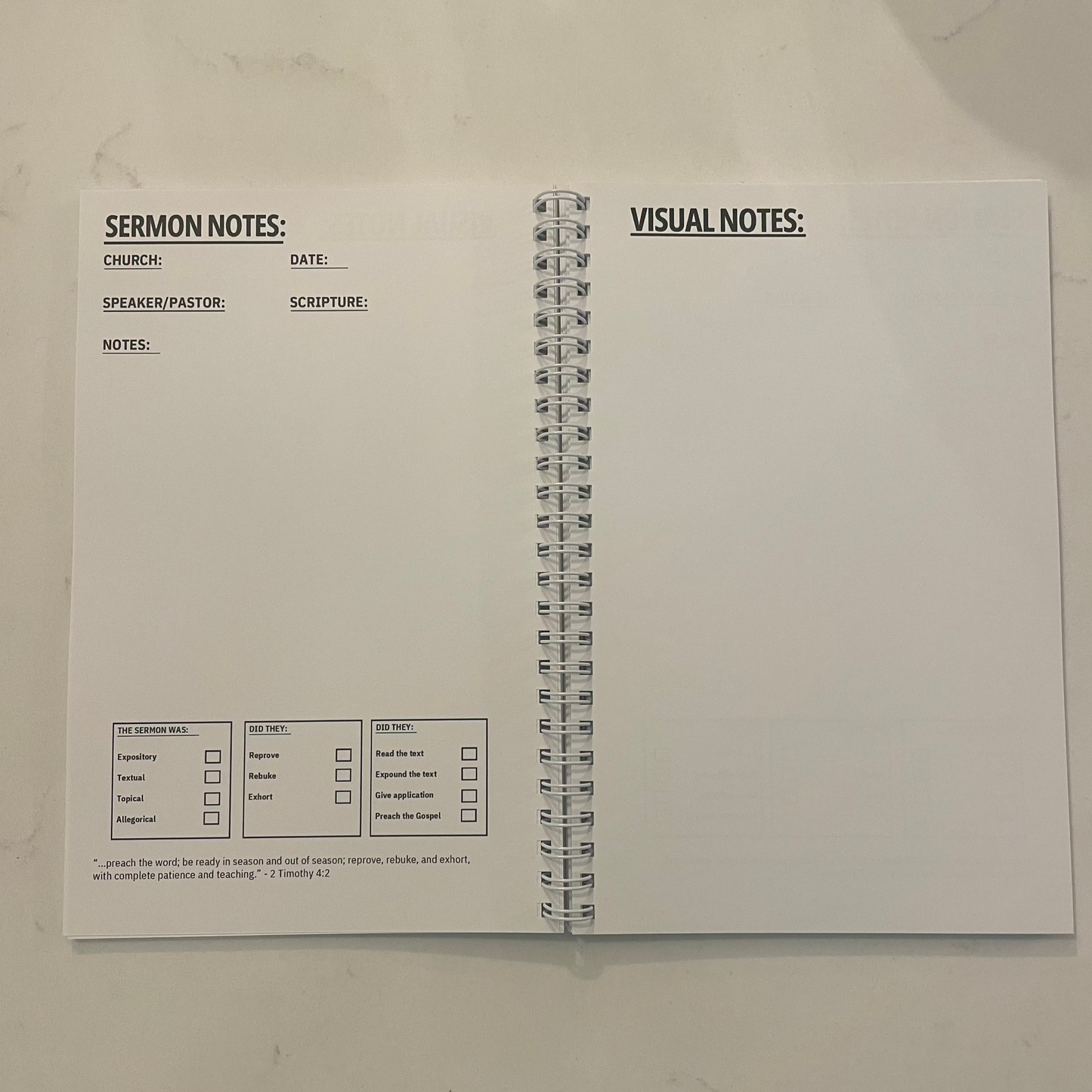 Sermon Review Journal