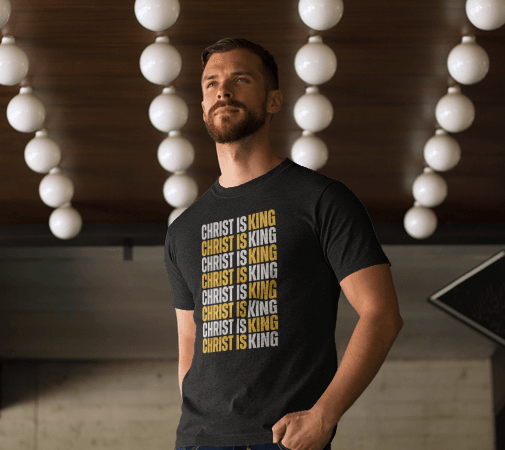 Christ Is King - Black Tee