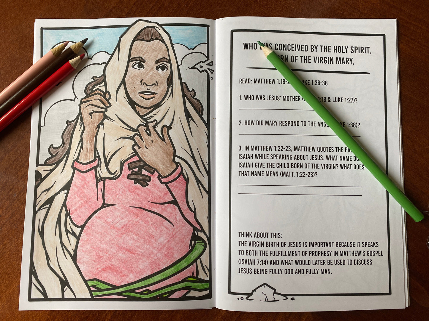 The Apostles Creed Coloring Book - Digital Download