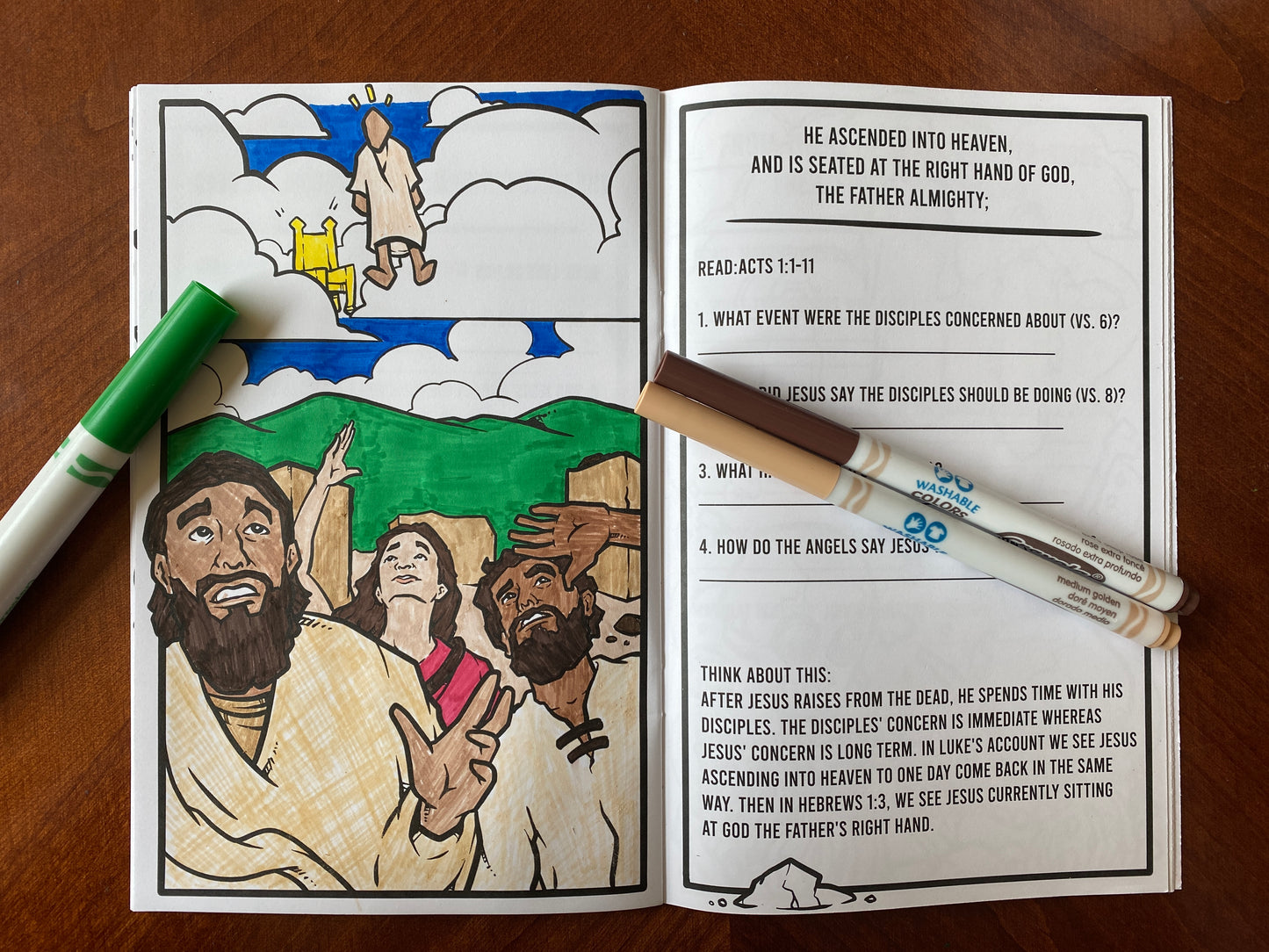 The Apostles Creed Coloring Book